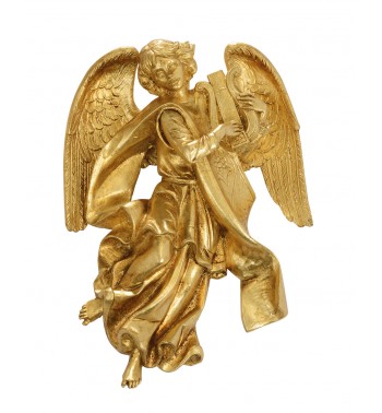 Angelo con lira (468) oro foglia cm.17