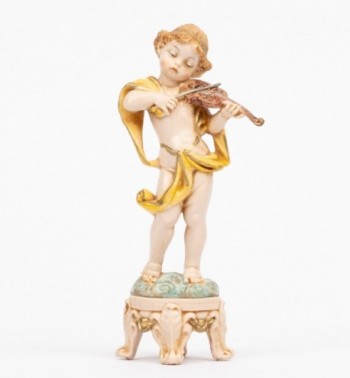 Angelo con violino (63) tipo porcellana cm.16