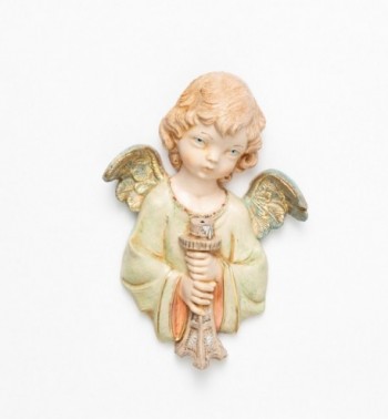 Angelo con candeliere (165) tipo porcellana cm.20