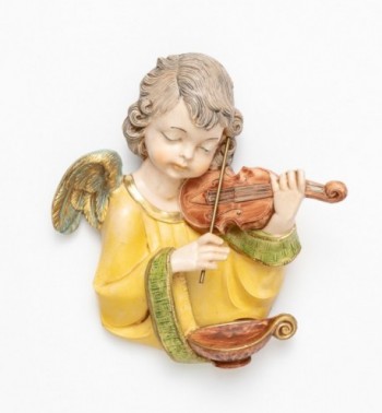Angelo con violino (167) tipo porcellana cm.20