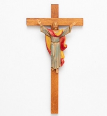 Cristo Risorto (171) su croce cm.25x13