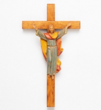 Cristo Risorto (172) su croce cm.30x17