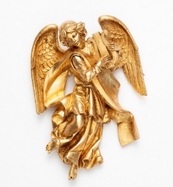 Angelo con lira (368) oro foglia cm.21