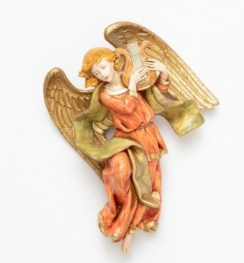 Angelo con lira (468) tipo porcellana cm.17