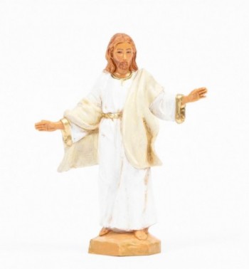 Cristo Risorto (584) veste bianca cm.12