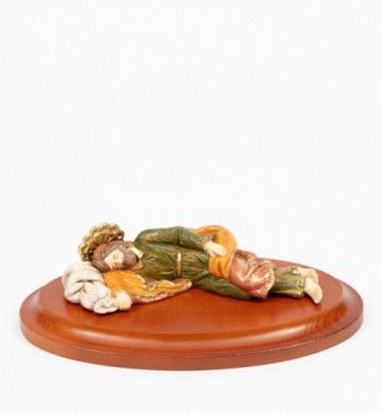 San Giuseppe dormiente (646) cm.17 con base legno