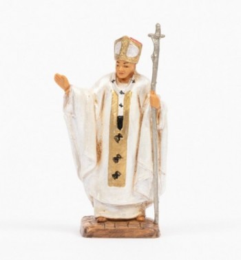 Papa Giovanni Paolo II (1216) veste bianca cm.7