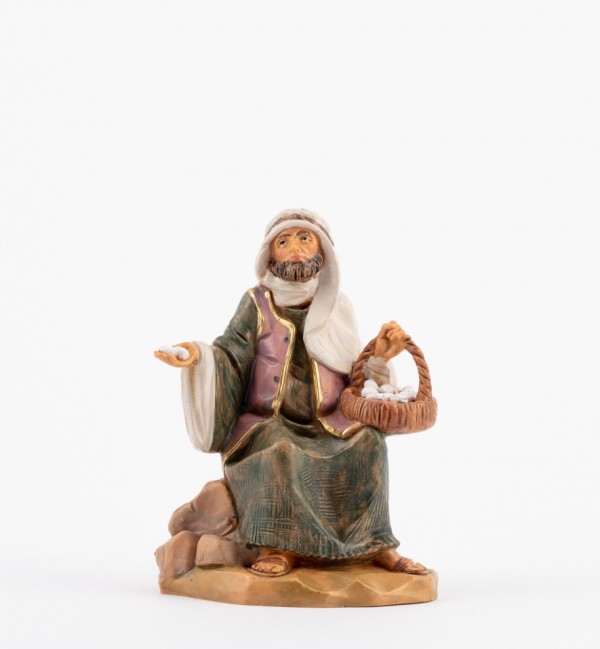 Pastore (129) per presepe cm.12 - Statuine presepe cm.12