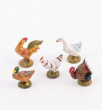 Gallinacei per presepe cm.11 e cm.12