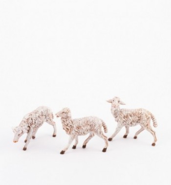 3 pecore per presepe cm.19