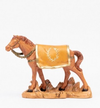 Cavallo marrone per presepe cm.19