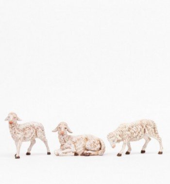 3 pecore per presepe cm.30
