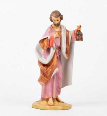 San Giuseppe in resina per presepe cm.52