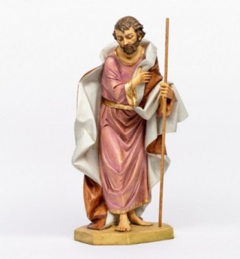 San Giuseppe in resina per presepe cm.65