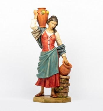 Fontanini Pastorella vetraia 12 cm Figura Decorativa en Resina para belén F-20 