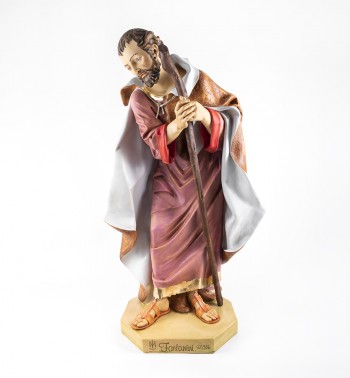 San Giuseppe in resina per presepe cm.125