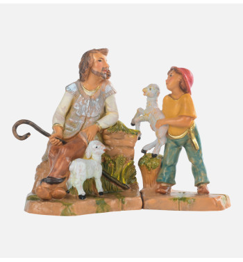 Pastori (730) e (731) per presepe cm.12