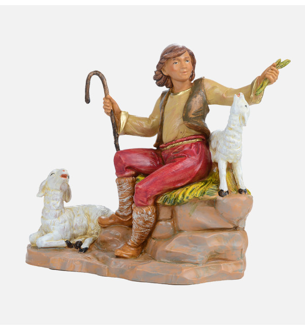 Pastore (384) per presepe cm.19